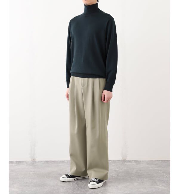EDIFICE「VISTO ギャバ  2プリーツ パンツ【セットアップ着用可】」|スラックス|