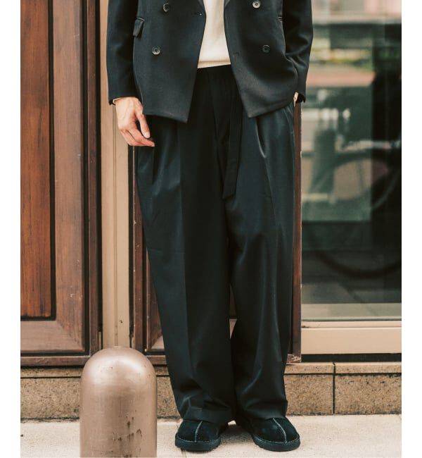 417 EDIFICE「TRW  ベルテッドパンツ」|スラックス|