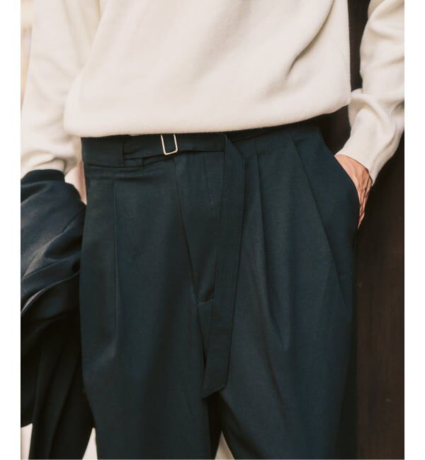 417 EDIFICE「TRW  ベルテッドパンツ」|スラックス|