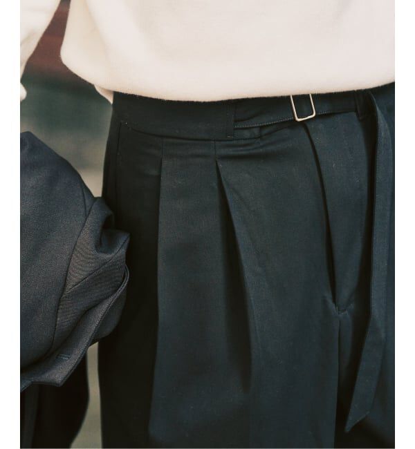 417 EDIFICE「TRW  ベルテッドパンツ」|スラックス|