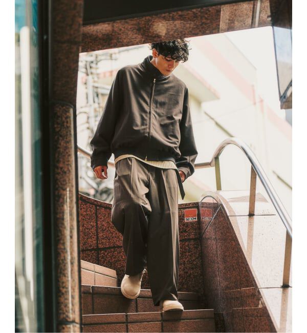 417 EDIFICE「TRW  ベルテッドパンツ」|スラックス|