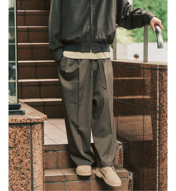 417 EDIFICE「TRW  ベルテッドパンツ」|スラックス|