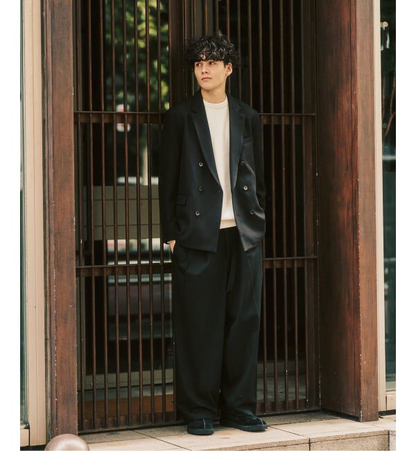 417 EDIFICE「TRW  ベルテッドパンツ」|スラックス|