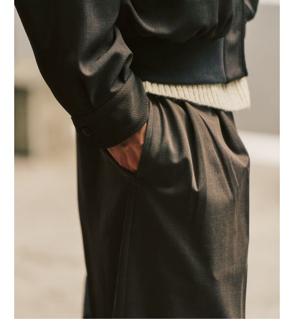 417 EDIFICE「TRW  ベルテッドパンツ」|スラックス|