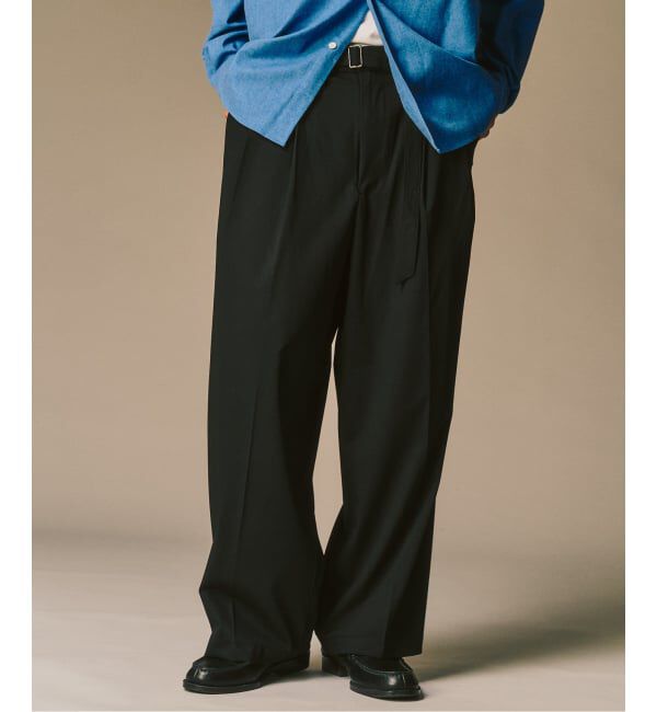 417 EDIFICE「TRW  ベルテッドパンツ」|スラックス|