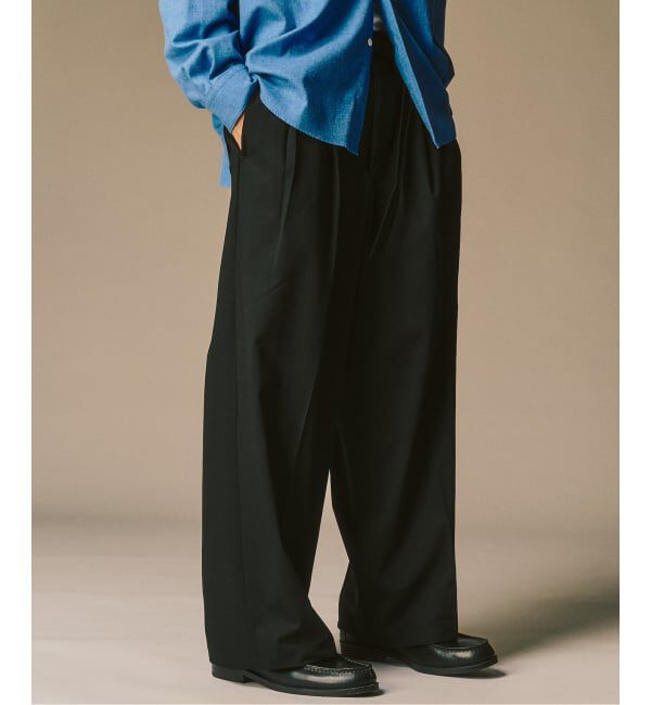 417 EDIFICE「TRW  ベルテッドパンツ」|スラックス|