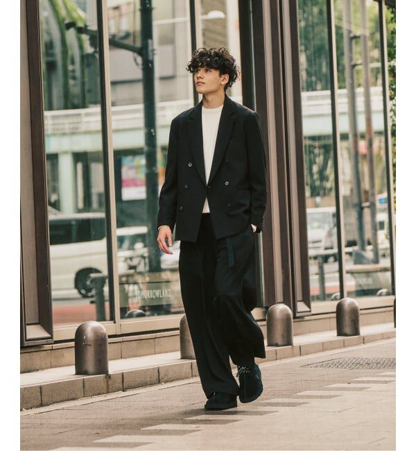 417 EDIFICE「TRW  ベルテッドパンツ」|スラックス|