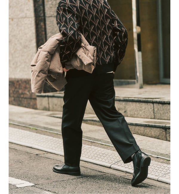 417 EDIFICE「&rdquo;4WAYストレッチ&rdquo;  オーセンティック２タックパンツ」|スラックス|