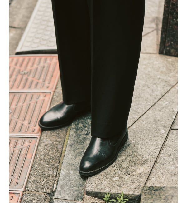 417 EDIFICE「&rdquo;4WAYストレッチ&rdquo;  オーセンティック２タックパンツ」|スラックス|