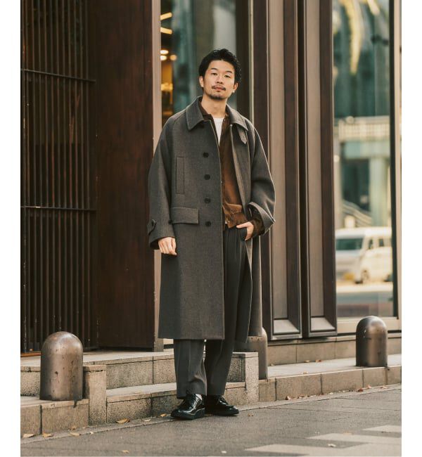 417 EDIFICE「&rdquo;4WAYストレッチ&rdquo;  オーセンティック２タックパンツ」|スラックス|