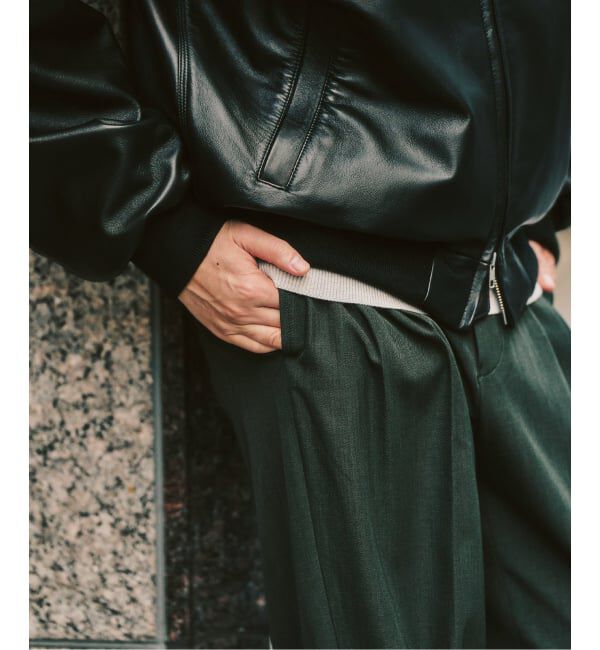 417 EDIFICE「&rdquo;4WAYストレッチ&rdquo;  オーセンティック２タックパンツ」|スラックス|