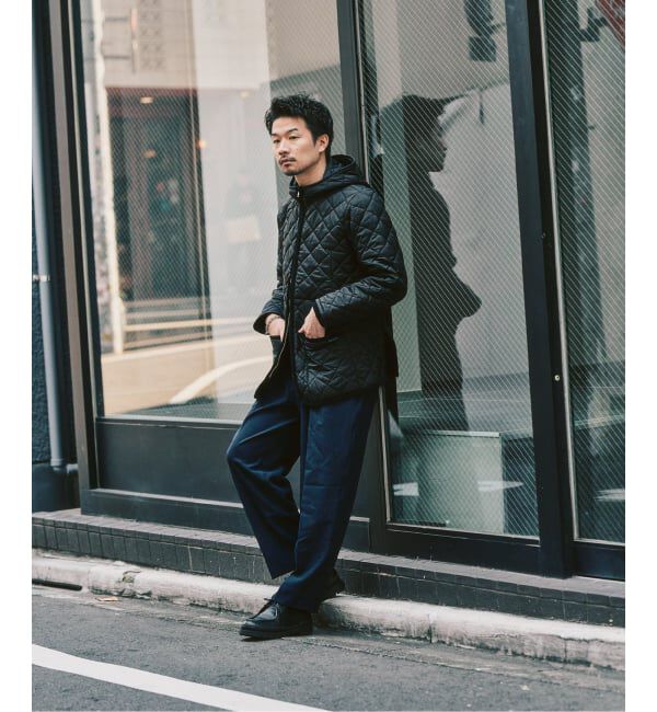 417 EDIFICE「&rdquo;4WAYストレッチ&rdquo;  オーセンティック２タックパンツ」|スラックス|