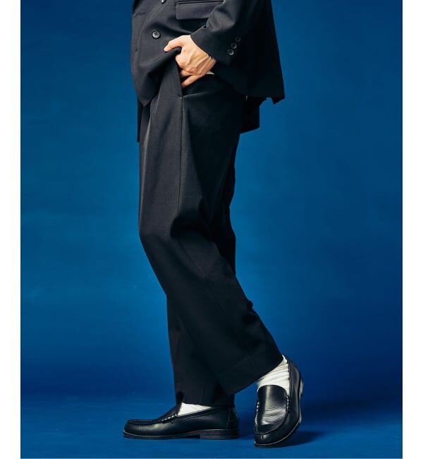 417 EDIFICE「&rdquo;4WAYストレッチ&rdquo;  オーセンティック２タックパンツ」|スラックス|