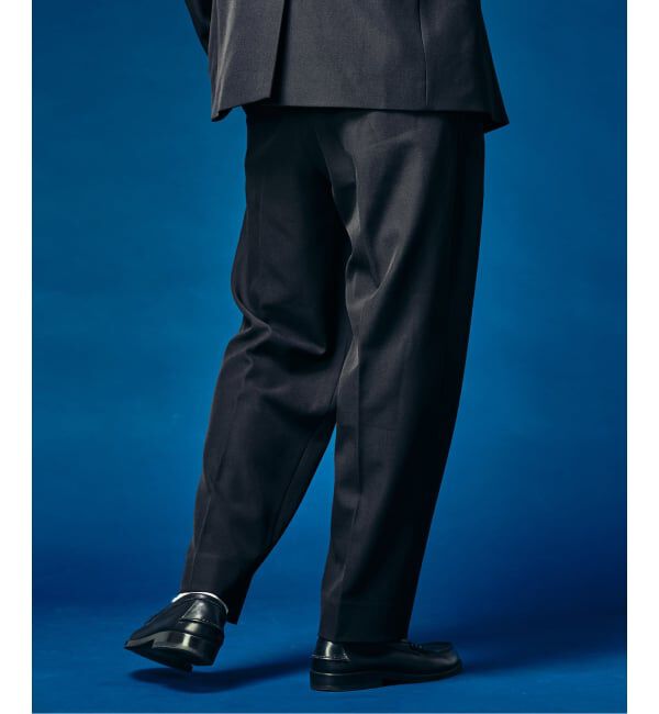 417 EDIFICE「&rdquo;4WAYストレッチ&rdquo;  オーセンティック２タックパンツ」|スラックス|