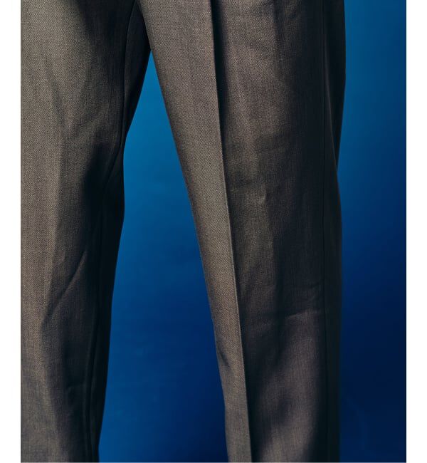 417 EDIFICE「&rdquo;4WAYストレッチ&rdquo;  オーセンティック２タックパンツ」|スラックス|