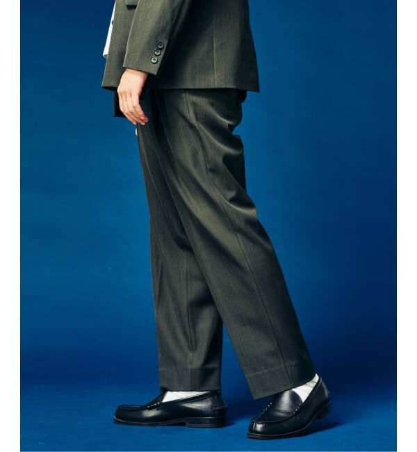 417 EDIFICE「&rdquo;4WAYストレッチ&rdquo;  オーセンティック２タックパンツ」|スラックス|