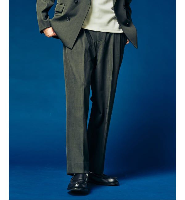 417 EDIFICE「&rdquo;4WAYストレッチ&rdquo;  オーセンティック２タックパンツ」|スラックス|