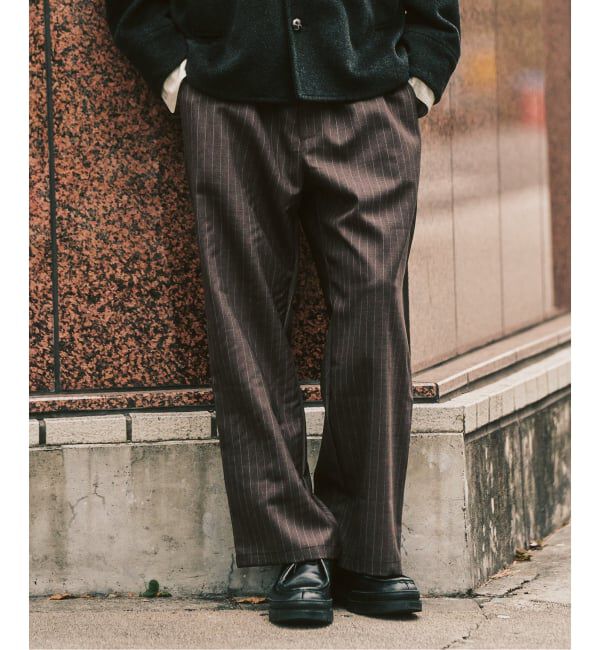 417 EDIFICE「【LE JAPON ATELIER】サックパンツ」|スラックス|