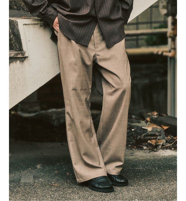 417 EDIFICE「【LE JAPON ATELIER】サックパンツ」|スラックス|