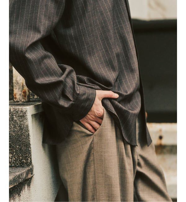 417 EDIFICE「【LE JAPON ATELIER】サックパンツ」|スラックス|