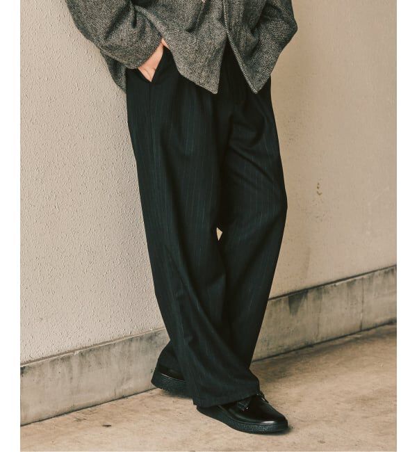 417 EDIFICE「【LE JAPON ATELIER】サックパンツ」|スラックス|