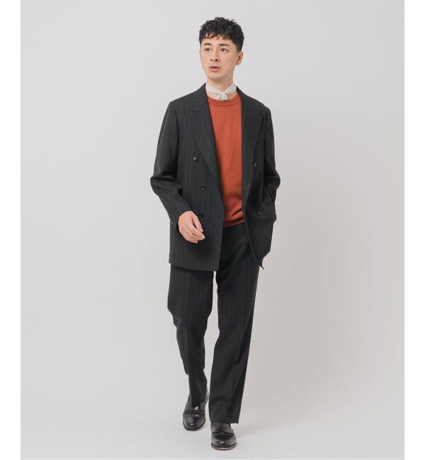 EDIFICE「COUTURE D&rsquo;ADAM (クチュール ド アダム) 別注Officer's Trousers Stripe」|スラックス|