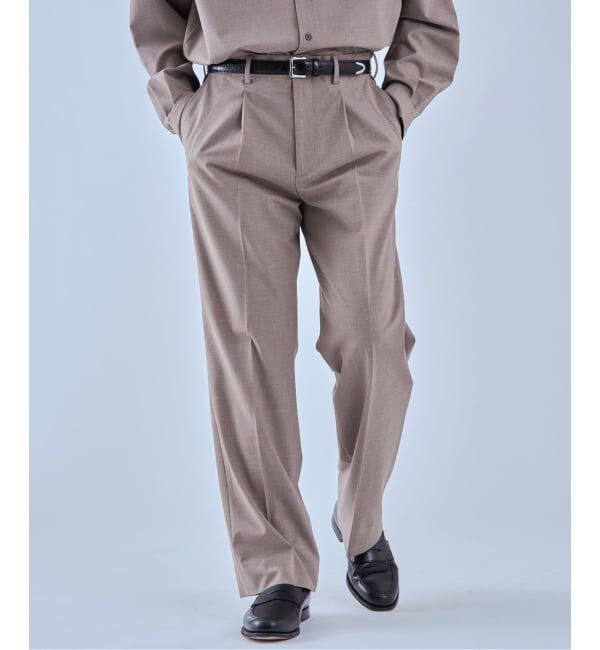 EDIFICE「2WAY トロピカル 1プリーツ パンツ」|スラックス|