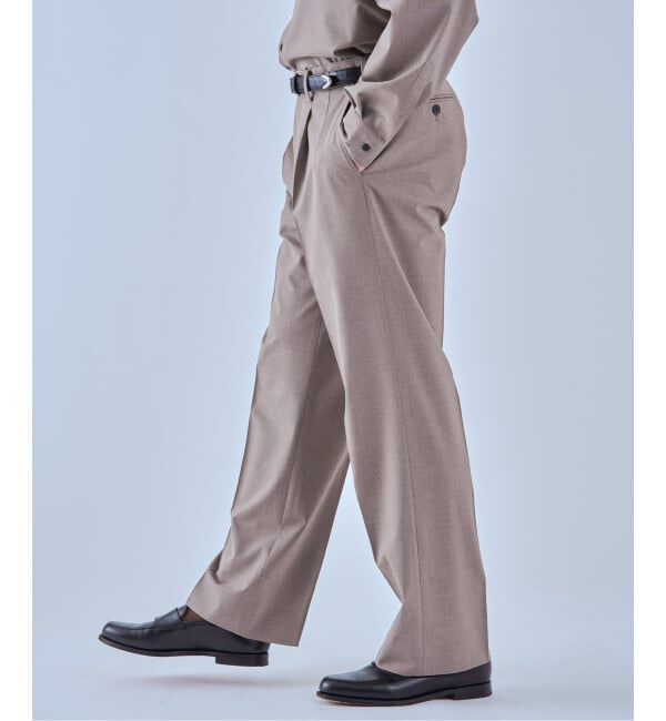 EDIFICE「2WAY トロピカル 1プリーツ パンツ」|スラックス|