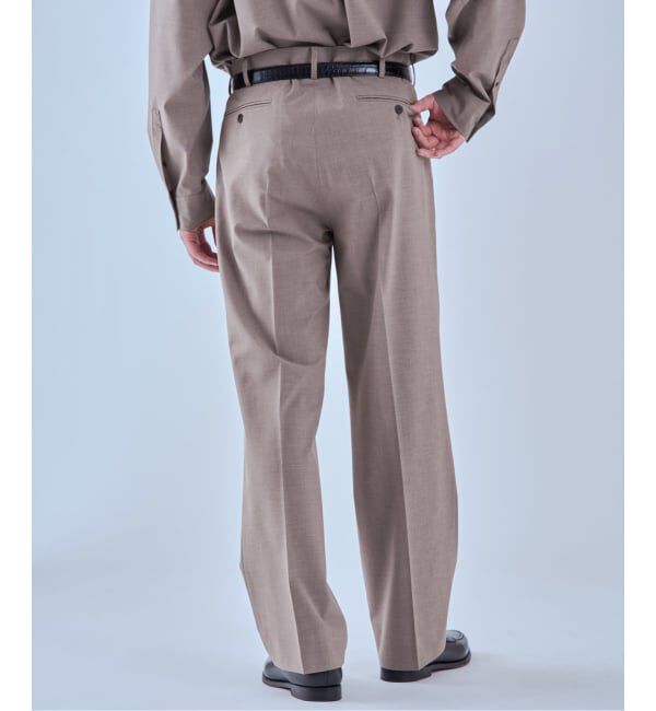 EDIFICE「2WAY トロピカル 1プリーツ パンツ」|スラックス|