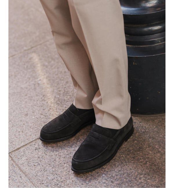 EDIFICE「《予約》"抗菌防臭＆シワ防止機能" ワルツ ツイル テーパードパンツ」|スラックス|