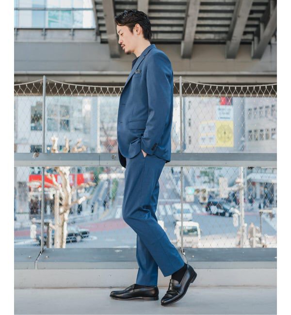 EDIFICE「《予約》"抗菌防臭＆シワ防止機能" ワルツ ツイル テーパードパンツ」|スラックス|