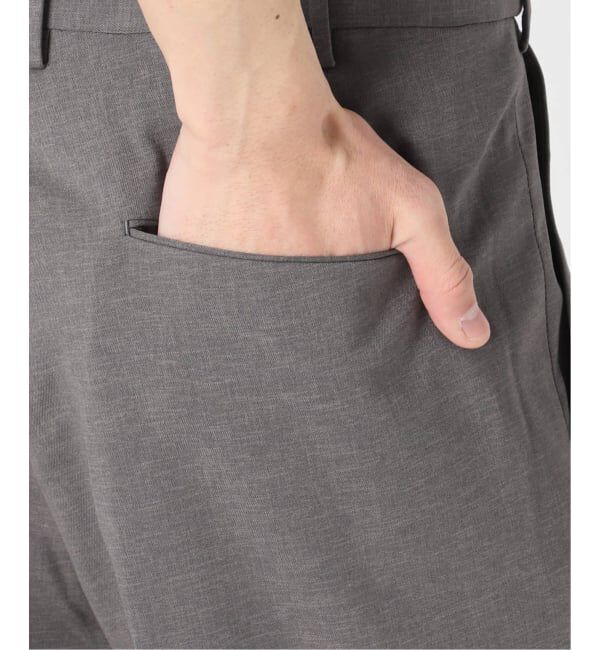 EDIFICE「《予約》"抗菌防臭＆シワ防止機能" ワルツ ツイル テーパードパンツ」|スラックス|