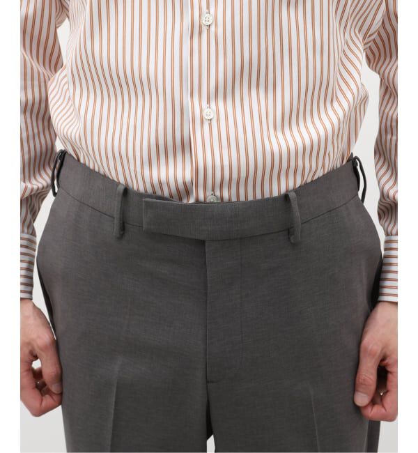 EDIFICE「《予約》"抗菌防臭＆シワ防止機能" ワルツ ツイル テーパードパンツ」|スラックス|