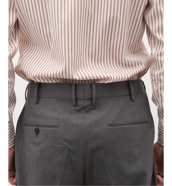 EDIFICE「《予約》"抗菌防臭＆シワ防止機能" ワルツ ツイル テーパードパンツ」|スラックス|