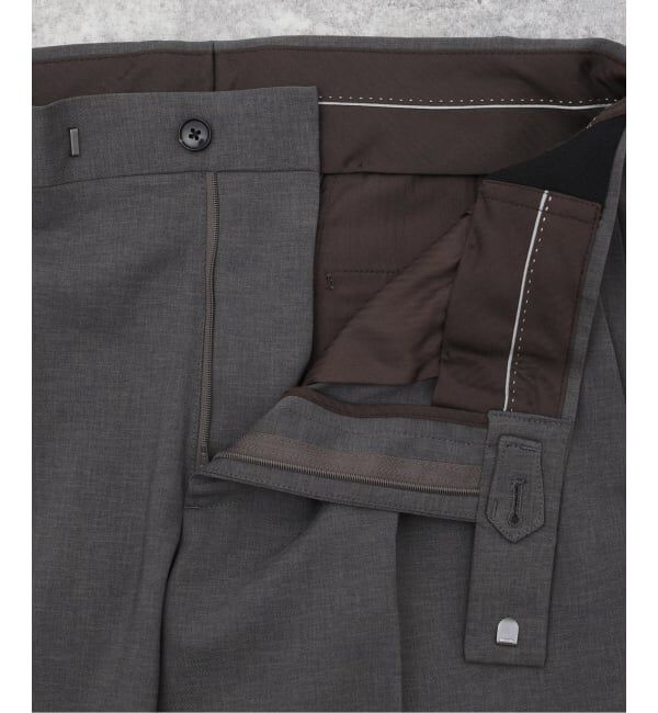 EDIFICE「《予約》"抗菌防臭＆シワ防止機能" ワルツ ツイル テーパードパンツ」|スラックス|