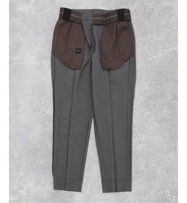 EDIFICE「《予約》"抗菌防臭＆シワ防止機能" ワルツ ツイル テーパードパンツ」|スラックス|