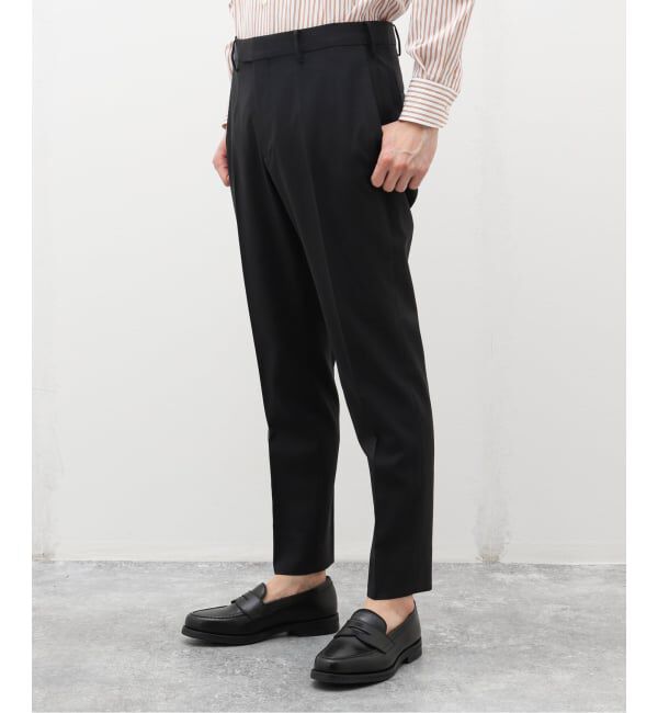 EDIFICE「《予約》"抗菌防臭＆シワ防止機能" ワルツ ツイル テーパードパンツ」|スラックス|