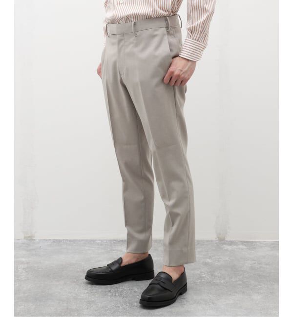 EDIFICE「《予約》"抗菌防臭＆シワ防止機能" ワルツ ツイル テーパードパンツ」|スラックス|