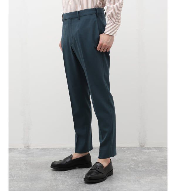 EDIFICE「《予約》"抗菌防臭＆シワ防止機能" ワルツ ツイル テーパードパンツ」|スラックス|