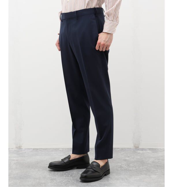 EDIFICE「《予約》"抗菌防臭＆シワ防止機能" ワルツ ツイル テーパードパンツ」|スラックス|