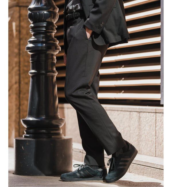 EDIFICE「《予約》"抗菌防臭＆シワ防止機能" ワルツ ツイル テーパードパンツ」|スラックス|