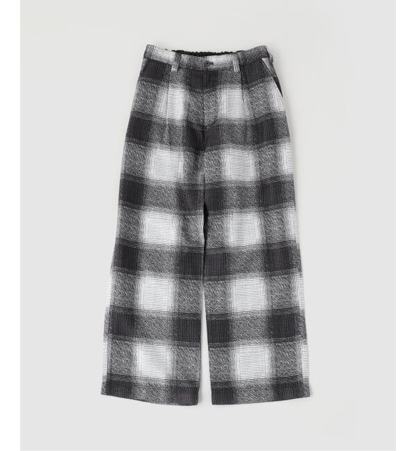 417 EDIFICE「オンブレチェック イージーパンツ」|スラックス|