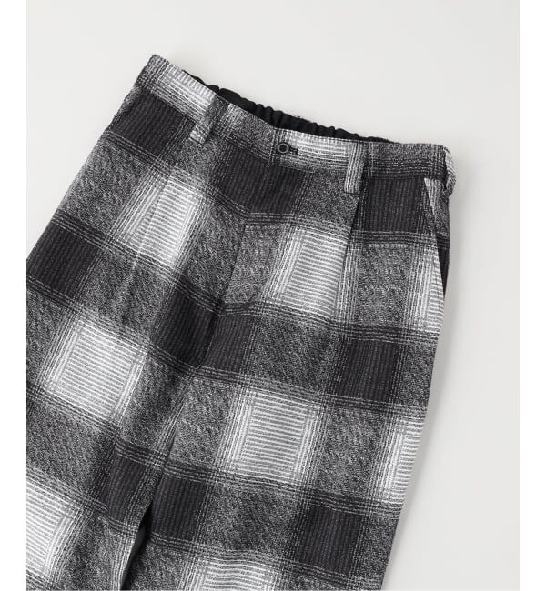 417 EDIFICE「オンブレチェック イージーパンツ」|スラックス|