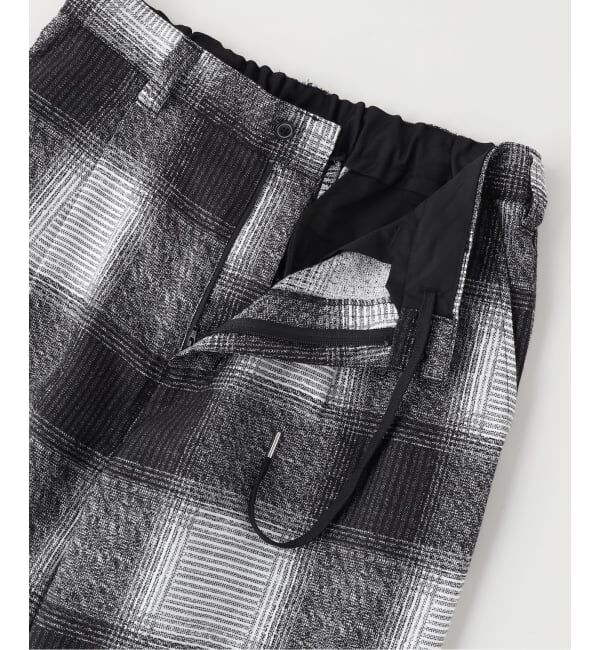 417 EDIFICE「オンブレチェック イージーパンツ」|スラックス|