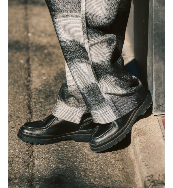 417 EDIFICE「オンブレチェック イージーパンツ」|スラックス|