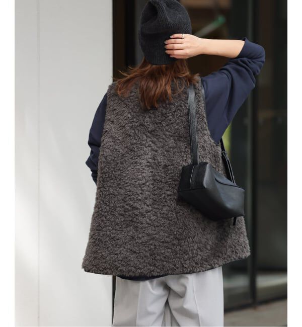 JOURNAL STANDARD relume「《WEB限定追加》シープフェイクファージップベスト」|ダウンベスト・ベスト|