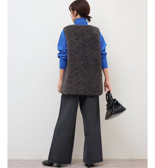 JOURNAL STANDARD relume「《WEB限定追加》シープフェイクファージップベスト」|ダウンベスト・ベスト|