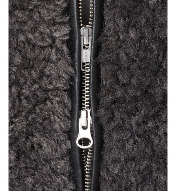 JOURNAL STANDARD relume「《WEB限定追加》シープフェイクファージップベスト」|ダウンベスト・ベスト|