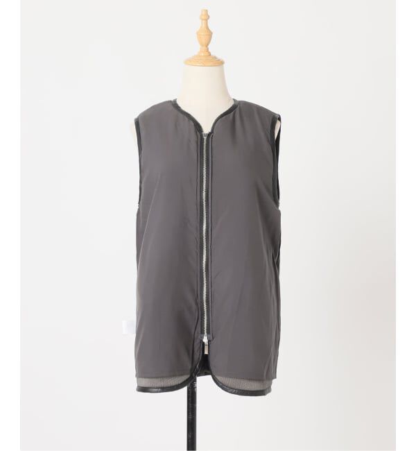 JOURNAL STANDARD relume「《WEB限定追加》シープフェイクファージップベスト」|ダウンベスト・ベスト|