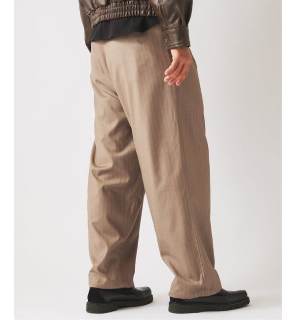 JOURNAL STANDARD relume「ドビーストライプ オーバーパンツ」|スラックス|